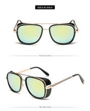 Load image into Gallery viewer, Iron Man 3 Matsuda TONY stark Sunglasses Men Rossi Coating retro Vintage Designer Sun glasses Oculos Masculino Gafas del UV400