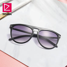 Carica l'immagine nel visualizzatore di Gallery, Moda blu occhiali da sole senza montatura donne 2022 UV400 lusso aviazione signore occhiali da sole occhiali tonalità zonnebril dames