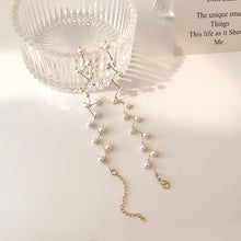 Load image into Gallery viewer, Fashion Beaded Pearl Necklace Women Cute Gold silver color Double Layer Chain Pendant Choker Korean Jewelry 2020 wholesale
