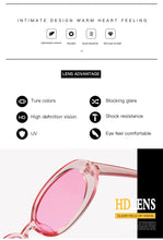 Load image into Gallery viewer, LongKeeper 2022 Small Oval Sunglasses Women Men Retro Vintage  Sun Glasses Ladies Black White Pink Clear Shades for Female 90s