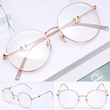 Load image into Gallery viewer, Cute 3D Panda Glasses Anti-Blue Light Anti-Radiation Glasses Round Shaped Fashion for Women TC21