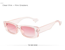 Load image into Gallery viewer, SO&amp;EI Retro Small Rectangle Sunglasses Women Ins Popular Fashion Candy Color Eyewear Men Square Sun Glasses Shades UV400