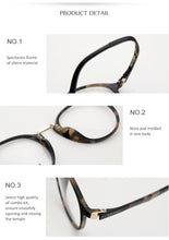 Load image into Gallery viewer, Ultem Vintage Round Eyeglasses Women Men Polarized Sunglasses Magnetic Clip On Glasses Optical Compute