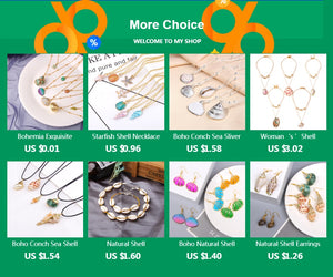 Conch Shell Necklace Sea Beach Shell Chain Pendant Necklace For Women Collier Femme Shell Cowrie Summer Jewelry Bohemian