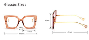 Vintage Glasses Women Men Square Clear Glasses Optical Eyeglasses Frame Transparent Lens Spectacle Frame NOT Anti Blue Light