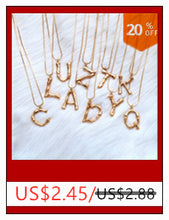 Carica l&#39;immagine nel visualizzatore di Gallery, Fashion Zodiac Alphabet Necklaces Creativity European Girls Twelve Constellation Alloy English Letter Jewelry For Women