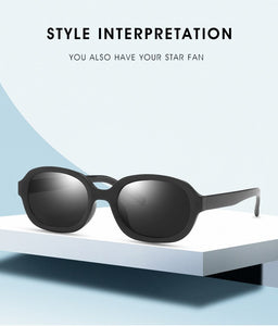 Oval Orange Yellow Frame Sunglasses Women Men Metal Hinge Red Tan Pink Lens UV400 Protection Model Style Sexy Ladies Eyewear