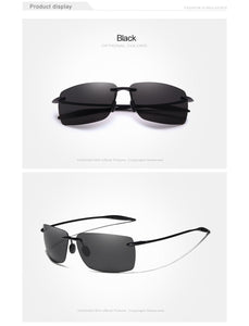 Rimless Sunglasses Men Ultralight High Quality Square Frameless Sun Glasses For Women Brand Designer Mirror Lens