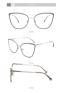 Metal Glasses Frame Women Cat Eye Myopia Computer Eyeglasses Frame  Lady Stylish Eyewear High Quality MS3535