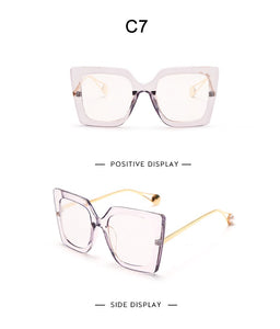 Vintage Glasses Women Men Square Clear Glasses Optical Eyeglasses Frame Transparent Lens Spectacle Frame NOT Anti Blue Light