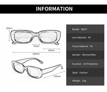 Load image into Gallery viewer, 2022 Small Sunglasses Women Men Trendy Vintage Brand Designer Hip Hop Square Gradient Lens Sun Glasses Female Eyewear UV400