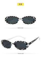 Load image into Gallery viewer, LongKeeper 2022 Small Oval Sunglasses Women Men Retro Vintage  Sun Glasses Ladies Black White Pink Clear Shades for Female 90s