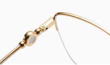 Load image into Gallery viewer, Semi Rimless Cat Eye Myopia Glasses Frame Women Optical Prescription Eyeglasses Frame Ladies Retro Luxury Brand Spectacles Frame