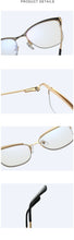 Load image into Gallery viewer, 2022 Fashion Square Anti-blue Glasses Frame Women Vintage Metal Optical Transparent Eyeglasses Female No Degree Oculos Feminino