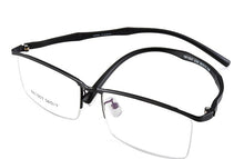 Load image into Gallery viewer, Business Men Browline Half Rim Glasses Frame Metal Alloy Eyeglasses Optical Eyewear Men&#39;s Spectacles Prescription Frames