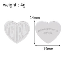 Carica l&#39;immagine nel visualizzatore di Gallery, 100% Stainless Steel Female Symbol Internet Girl She Devil Igirl Choker Necklace for Women Heavy Gothic Streetwear Chain Jewelry