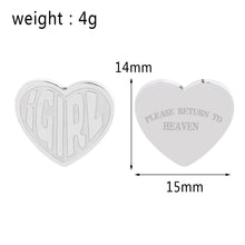 Carica l&#39;immagine nel visualizzatore di Gallery, 100% Stainless Steel Female Symbol Internet Girl She Devil Igirl Choker Necklace for Women Heavy Gothic Streetwear Chain Jewelry