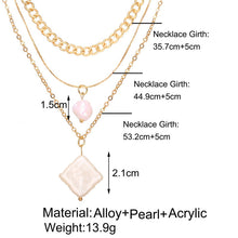 Load image into Gallery viewer, Vintage Gold Portrait Coin Pearl Pendant Necklaces For Women Bohemia Fashion Muklltilayer Pearl Long Necklace 2020 Jewelry
