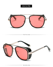 Load image into Gallery viewer, Iron Man 3 Matsuda TONY stark Sunglasses Men Rossi Coating retro Vintage Designer Sun glasses Oculos Masculino Gafas del UV400