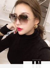 Load image into Gallery viewer, Luxury Brand Sunglasses Women Fashion Black Retro Sun Glasses Vintage Lady Summer Style Sunglasses Female Famous UV400