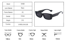 Load image into Gallery viewer, SO&amp;EI Retro Small Rectangle Sunglasses Women Ins Popular Fashion Candy Color Eyewear Men Square Sun Glasses Shades UV400
