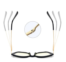 Load image into Gallery viewer, Plastic Titanium Anti Blue Glasses Frames Cat Eye Women Optical Fashion Computer Glasses