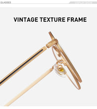 Load image into Gallery viewer, Anti Blue Light Glasses Women Titanium Frame Round Clear Computer Glasses Photochormic Optical Eyeglasses  New BF1820