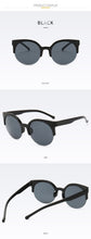 Carica l'immagine nel visualizzatore di Gallery, Occhiali da sole Cat Eye Donna Moda Donna Occhiali da sole vintage Donna Cerchio rotondo Sexy Retro Oculos De Sol Feminino UV400 punti 