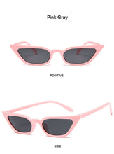 Carica l'immagine nel visualizzatore di Gallery, 2022 Piccolo Occhio di Gatto Occhiali Da Sole di Moda Delle Donne Dell'annata Specchio di Plastica Occhiali da Sole Vintage Femminile Oculos De Sol Feminino UV400 