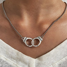 Load image into Gallery viewer, Fashion Star Lock Pendant Necklace for Women Vintage Thick Chunky Chain Choker Multilayer Coin Necklaces Jewelry Gifts