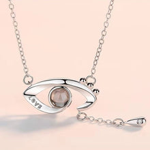 Load image into Gallery viewer, 100 Languages Love Necklace Heart Pendant Wedding Romantic I Love You Projection Necklace for Women Girl Friend Ladies Gifts