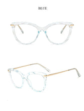Load image into Gallery viewer, Fashion Luxury Crystal Cat Eye Glasses Frame Women Brand Vintage Optical Anti-blue Eyeglasses Female Spectacles Oculos Feminino