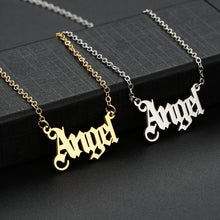 Carica l&#39;immagine nel visualizzatore di Gallery, High Quality 2020 New Fashion Jewelry Gold Babygirl Letter Necklace Name Pendants Lovely Gift for the Mom