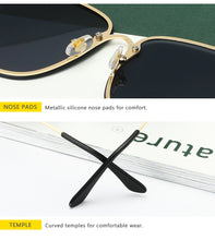 Load image into Gallery viewer, 2022 New Fashion Lady Oversize Rimless Square Bee Sunglasses Women Men Small Bee Glasses Gradient Sun Glasses Female UV400