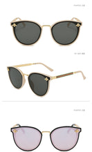 Load image into Gallery viewer, 2022 Bee Women&#39;s Sunglasses Oval Metal Frame Little Bee Men&#39;s Sunglasses UV400 Classic Retro Brand Sport  Glasses