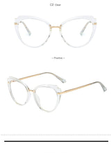 Load image into Gallery viewer, Unusual Cat Eye Optical Blue Light Glasses Frames For Women Computer Gaming Decorative Eyeglasses Women&#39;s Prescription Glasses