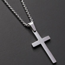 Load image into Gallery viewer, 2020 Fashion New Classic Cross Men Necklace  Stainless Steel Chain Pendant Necklace For Men Jewelry Gift