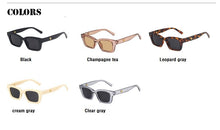 Load image into Gallery viewer, 2022 New Women Rectangle Vintage Sunglasses Brand Designer Retro Points Sun Glasses Female Lady Eyeglass Cat Eye Driver Goggles