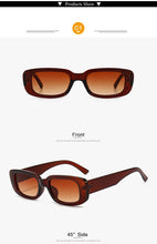 Load image into Gallery viewer, Fashion Square Sunglasses Luxury Brand Travel Small Rectangle Sun glasses Men Women Vintage Retro Oculos Lunette De Soleil Femme