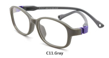 Load image into Gallery viewer, Square Unisex TR90 Flexible Ultralight Glasses Frame Kids Optical Clear Silicone Eyeglasses Boy Girls UV400