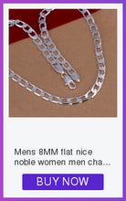 Carica l&#39;immagine nel visualizzatore di Gallery, collana color argento gioielli donna moda matrimonio Croce cristallo CZ Collana pendente in pietra zircone regalo di Natale n296 