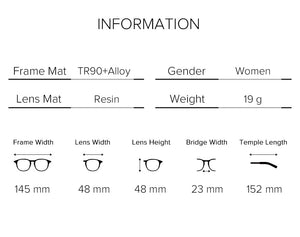 Transparent Clear Optical Glasses Frame Women Retro Round Anti Blue Light Eyeglasses Frame Prescription Myopia Eyewear Frame