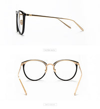 Load image into Gallery viewer, 2022 New Optical Glasses Frame Women Men Retro Round Oversized Eyeglasses Frames Fashion Metal Spectacles Clear Lenses Glasses