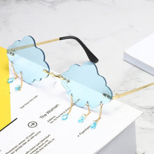 Load image into Gallery viewer, Women Sunglasses Personalized Rimless Sunglasses For Women Vintage Retro Glasses Female Unisex Steampunk Cloud Style CH4