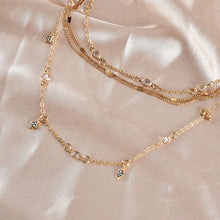 Carica l'immagine nel visualizzatore di Gallery, Collane con ciondolo con stelle di cristallo in oro di nuova moda per collana da donna 2020 regalo di nozze gioielli vintage Boho multilivello femminile