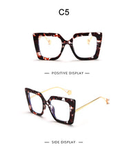 Load image into Gallery viewer, Vintage Glasses Women Men Square Clear Glasses Optical Eyeglasses Frame Transparent Lens Spectacle Frame NOT Anti Blue Light