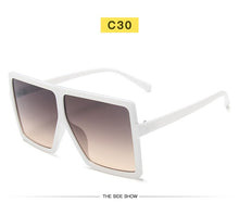 Load image into Gallery viewer, New Square Sunglasses Women Sun Glasses Female Eyewear Eyeglasses Plastic Frame Clear Lens UV400 Shade Fashion Driving