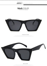 Load image into Gallery viewer, 2022 New Square Sunglasses Brand Cat Eye Sun Glasses Personalized Colorful Eyeglasses High Quality Womens Fashion Shades UV400
