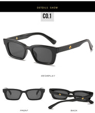 Load image into Gallery viewer, 2022 New Women Rectangle Vintage Sunglasses Brand Designer Retro Points Sun Glasses Female Lady Eyeglass Cat Eye Driver Goggles