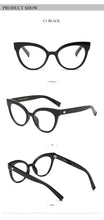 Load image into Gallery viewer, 2022 Comfortable Vintage Cat Eye Glasses Frame Women Fashion Optical Transparent Eyeglasses Female Spectacles Oculos Feminino